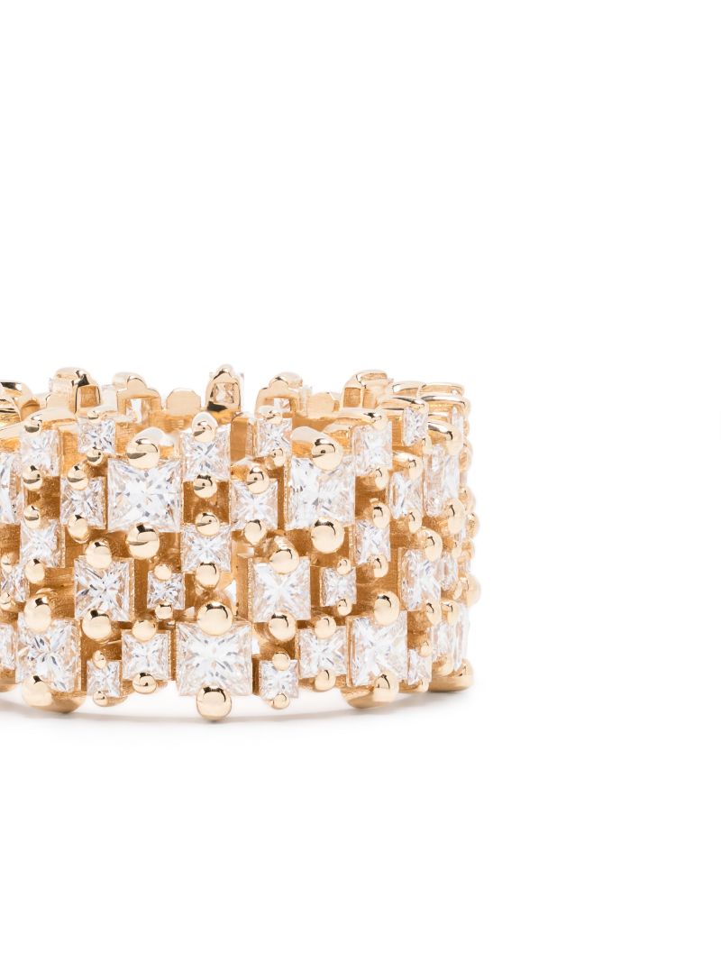 18k Yellow Gold Classic Diamond Band Ring