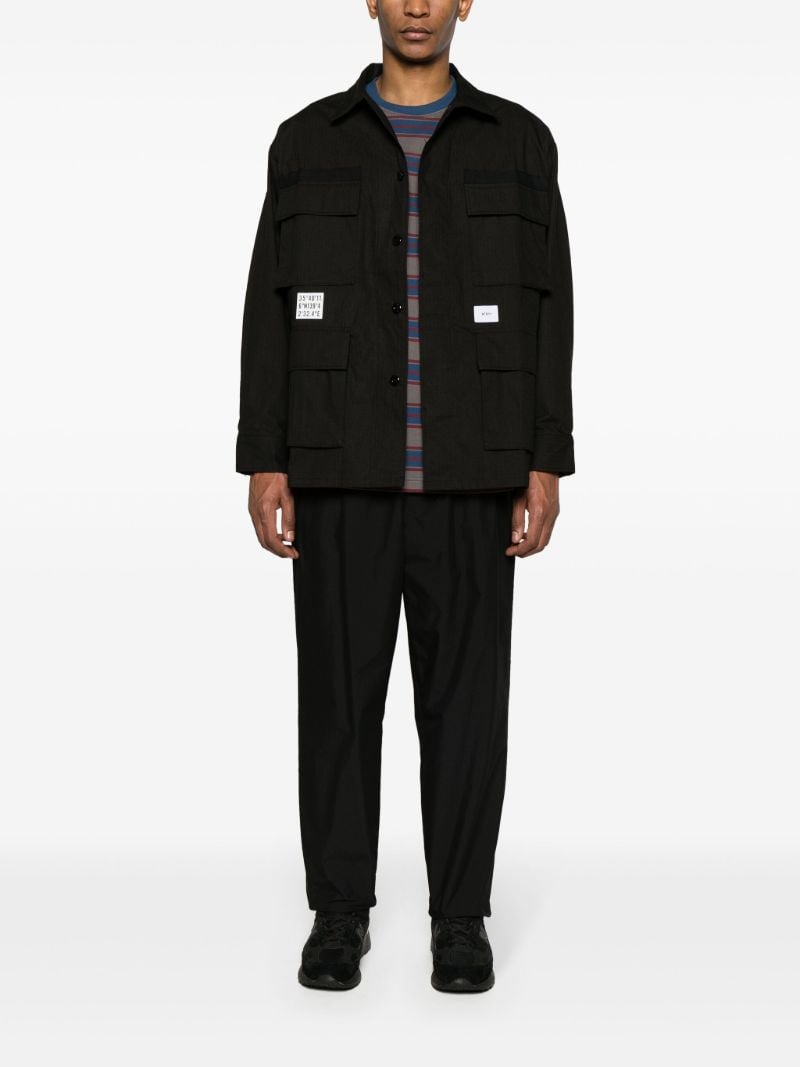 Black 13 Button-up Shirt
