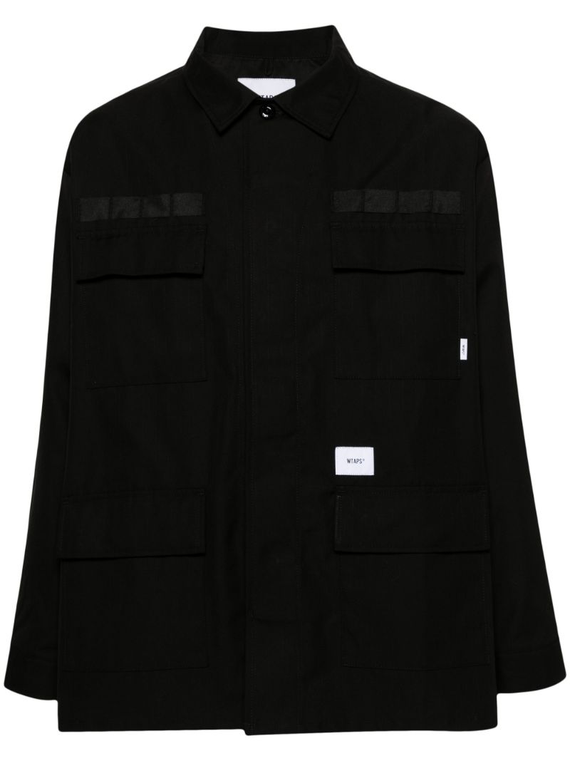Black Jmod 02 Logo-print Overshirt