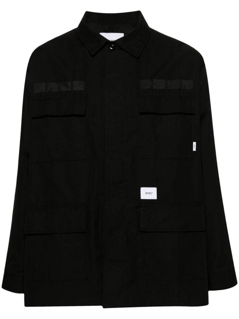 Black Jmod 02 Logo-print Overshirt