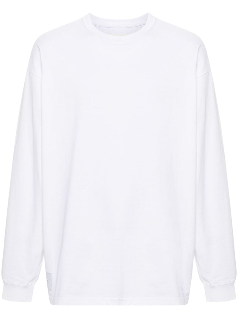 White Cut&sewn Cotton T-shirt