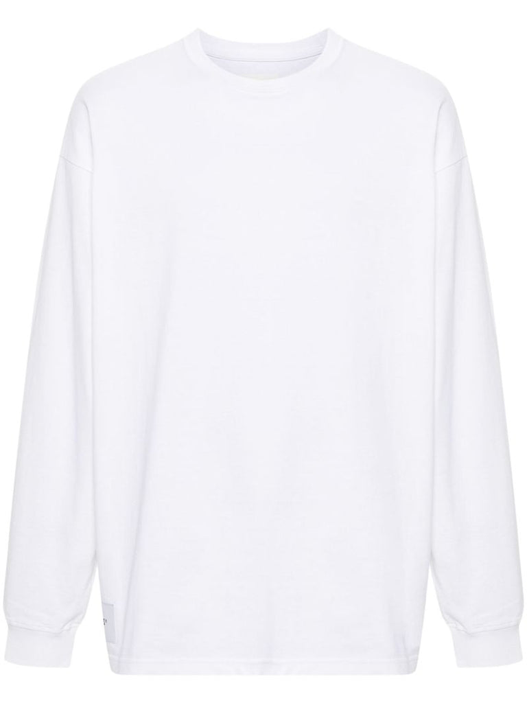 White Cut&sewn Cotton T-shirt