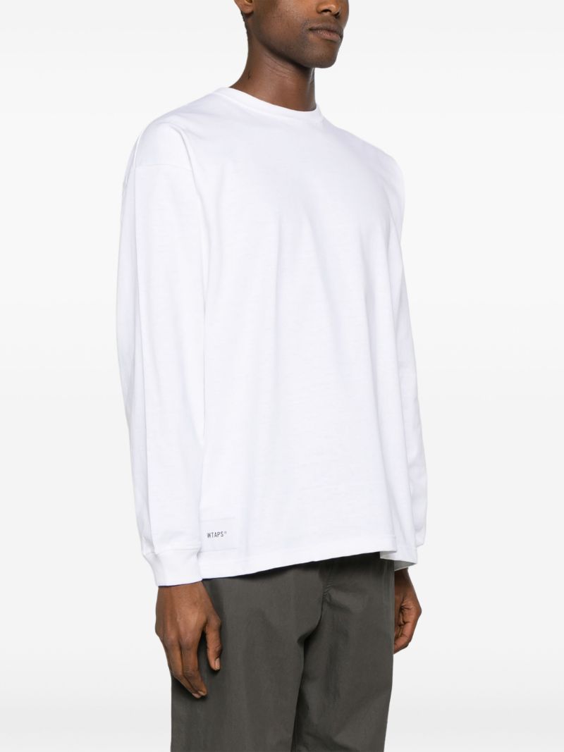 White Cut&sewn Cotton T-shirt