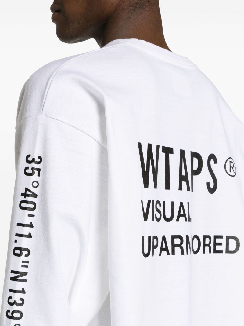 White Cut&sewn Cotton T-shirt