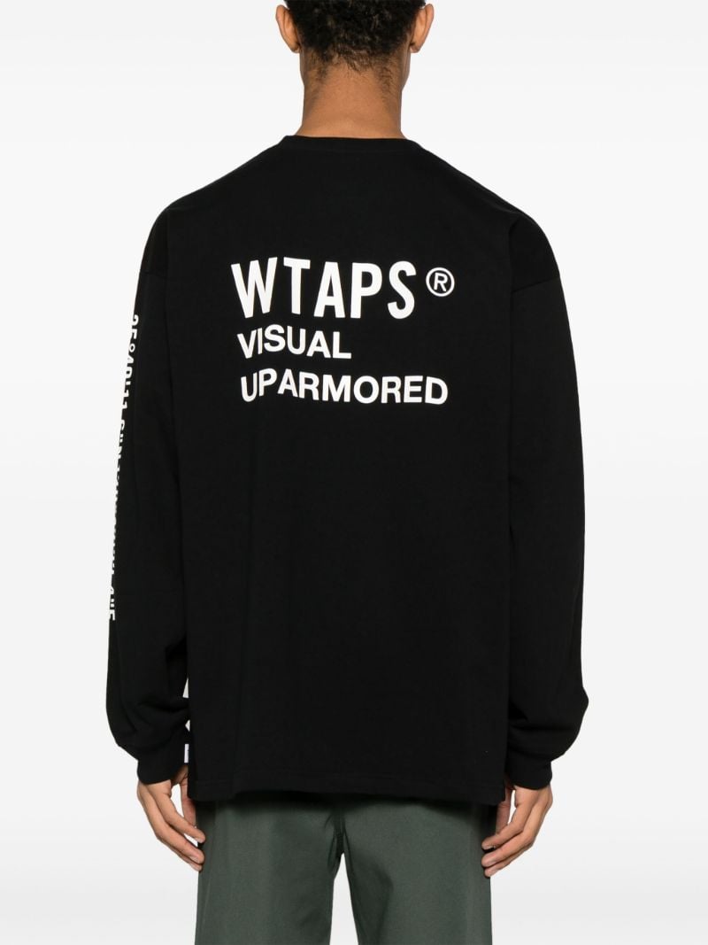 Black Logo-print Cotton Sweatshirt