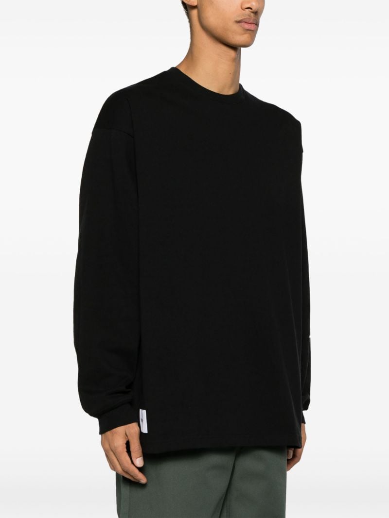 Black Logo-print Cotton Sweatshirt