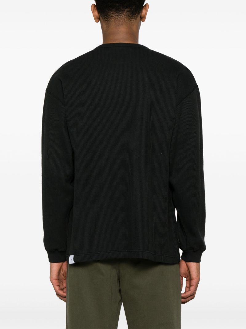 Black 22 Waffle-knit Jumper