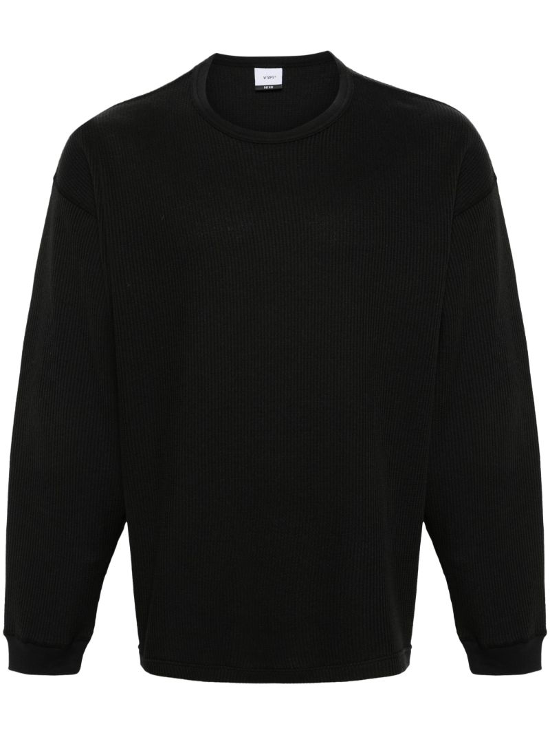 Black 22 Waffle-knit Jumper