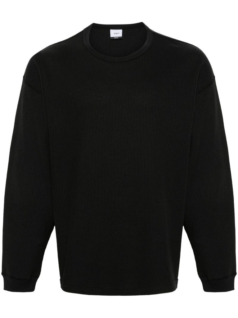 Black 22 Waffle-knit Jumper