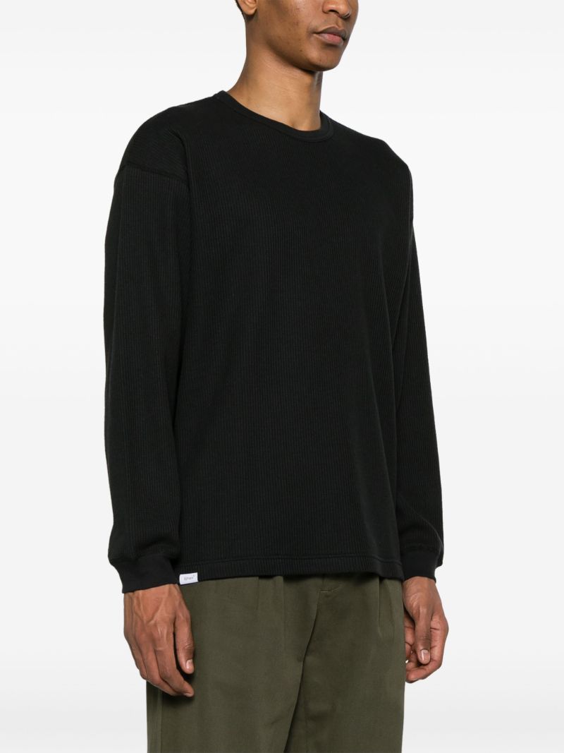 Black 22 Waffle-knit Jumper