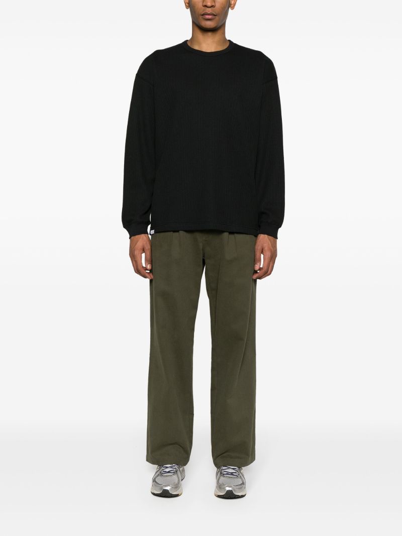 Black 22 Waffle-knit Jumper