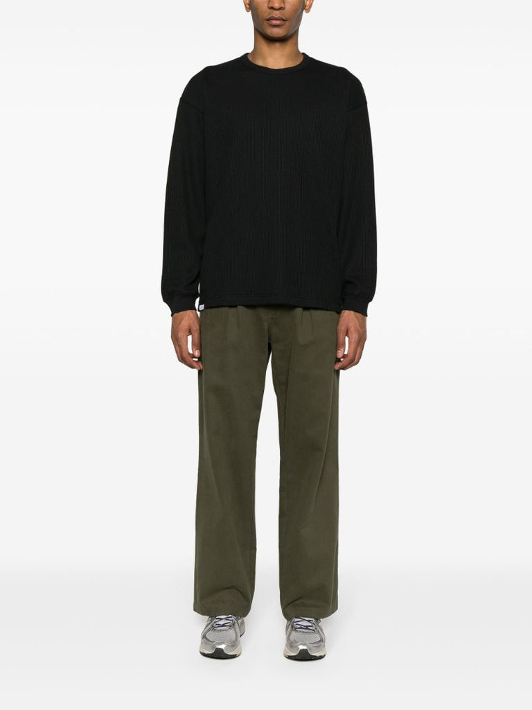 Black 22 Waffle-knit Jumper