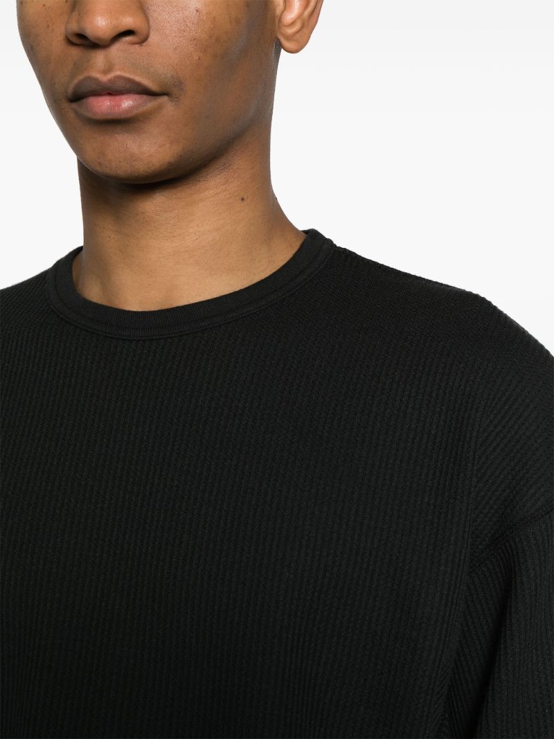 Black 22 Waffle-knit Jumper