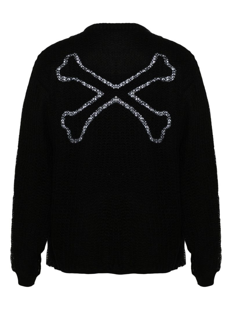 Black Obsvr Distressed Sweater