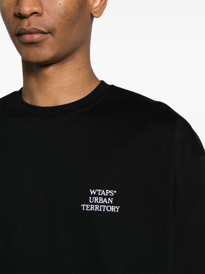 Black Logo-embroidered Sweatshirt
