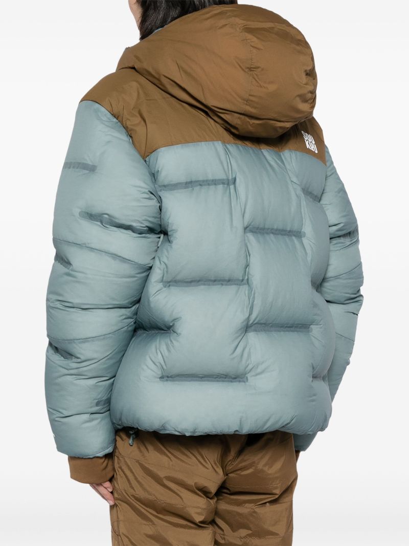 X Undercover Blue Cloud Down Nuptse Jacket