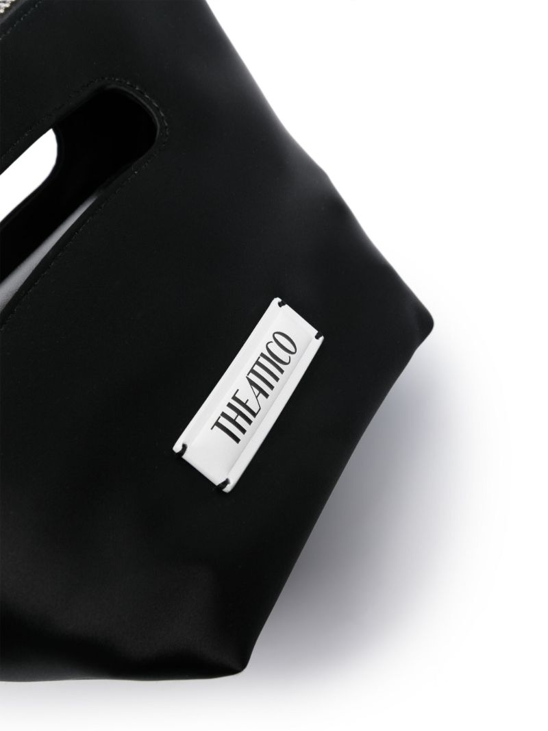 Black Via Dei Giardini 15 Tote Bag