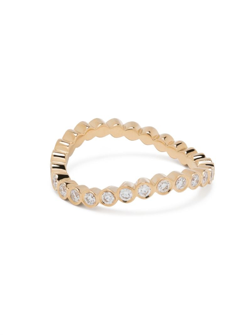 18kt Recycled Yellow Gold Courant D'ensemble Diamond Ring