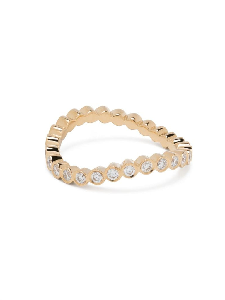 18kt Recycled Yellow Gold Courant D'ensemble Diamond Ring