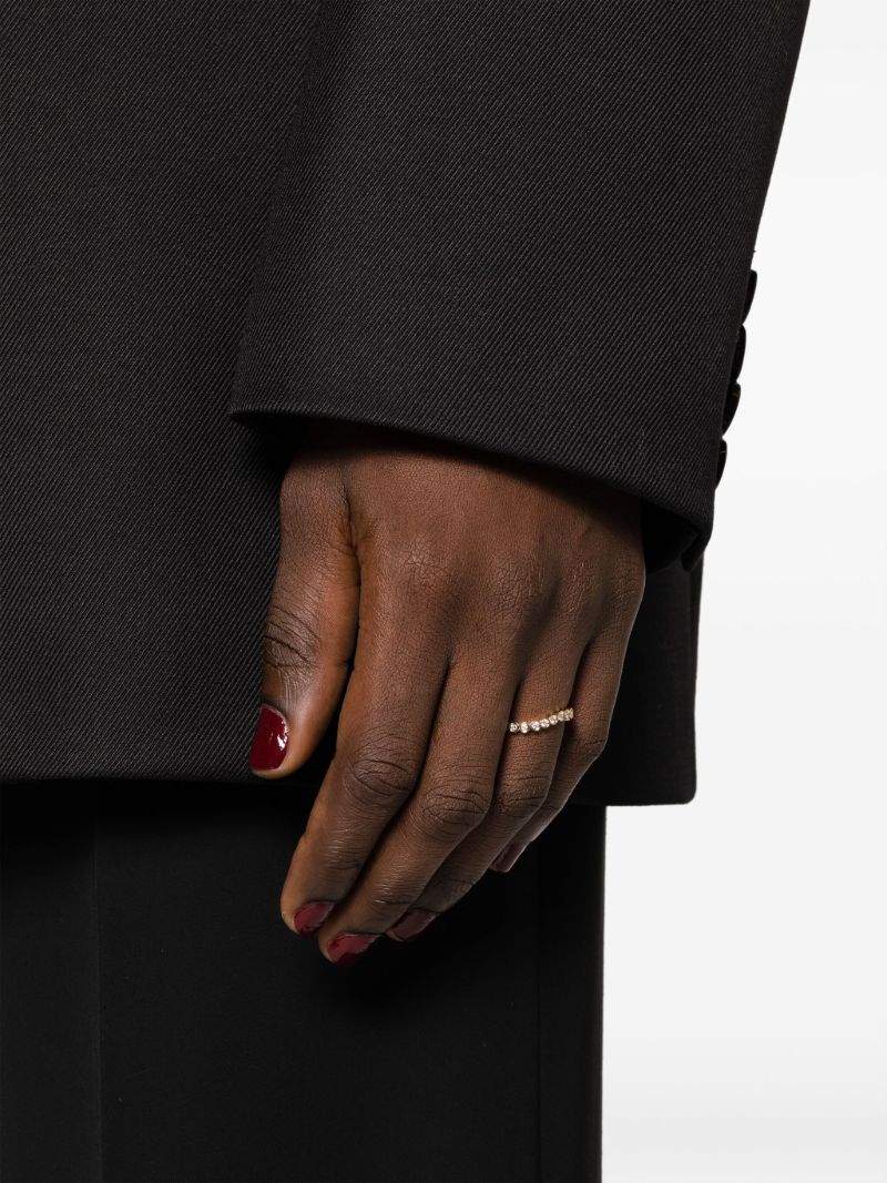 18kt Recycled Yellow Gold Courant D'ensemble Diamond Ring
