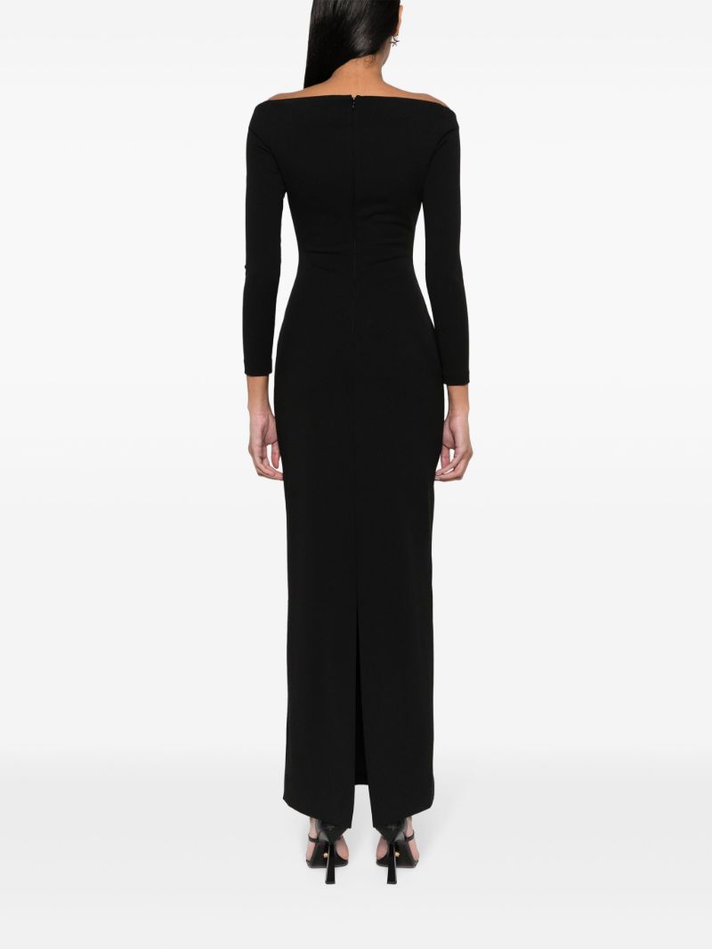 Black Tara Off Shoulder Dress