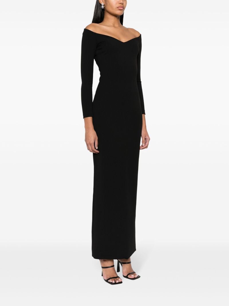 Black Tara Off Shoulder Dress