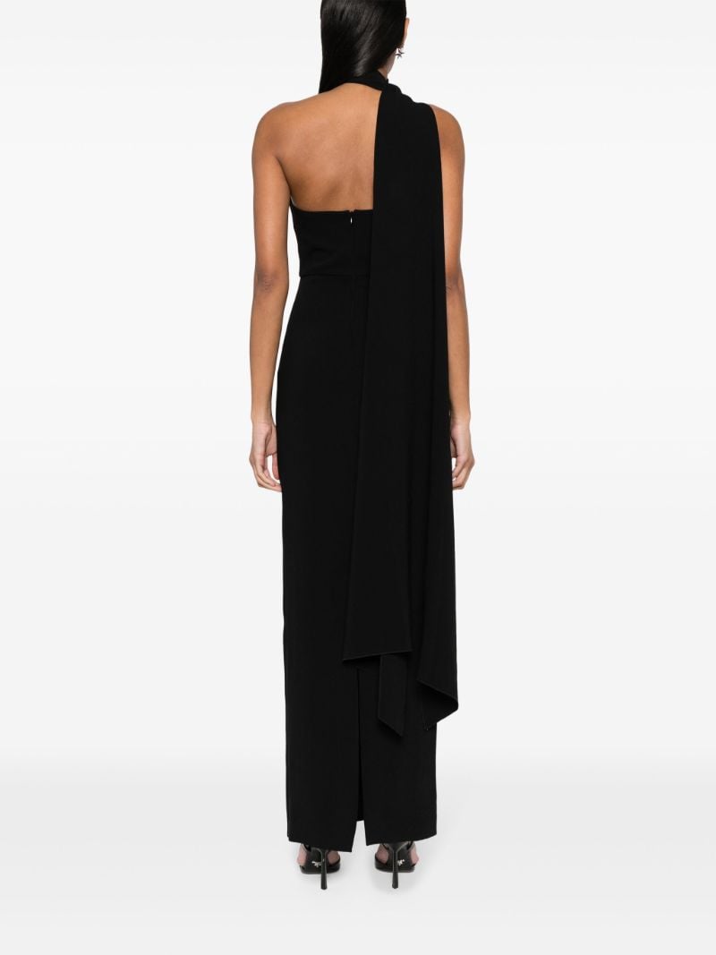 Black Demi One Shoulder Maxi Dress