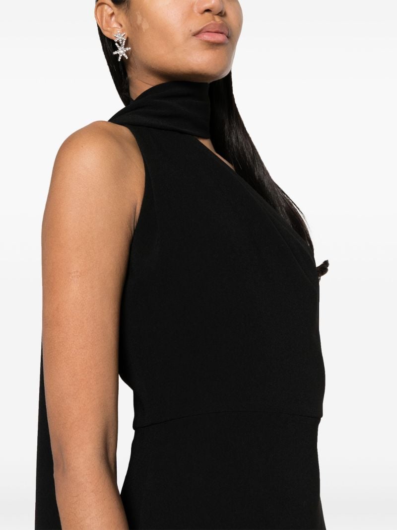 Black Demi One Shoulder Maxi Dress