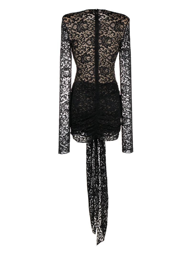 Black Lace Mini Dress