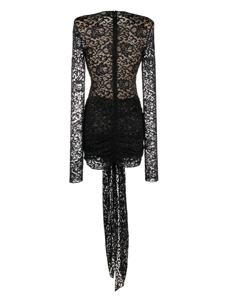 Black Lace Mini Dress