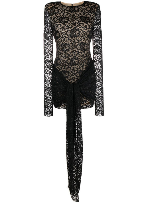 Black Lace Mini Dress