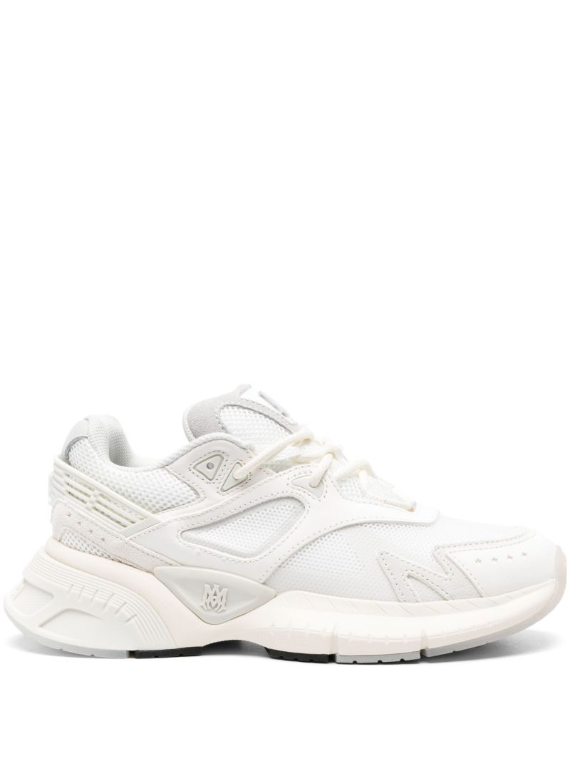 White Ma-runner Panelled Sneakers