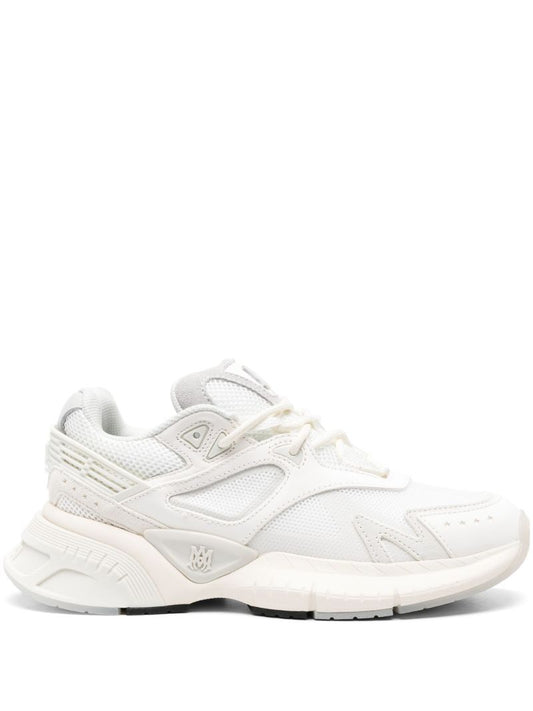 White Ma-runner Panelled Sneakers