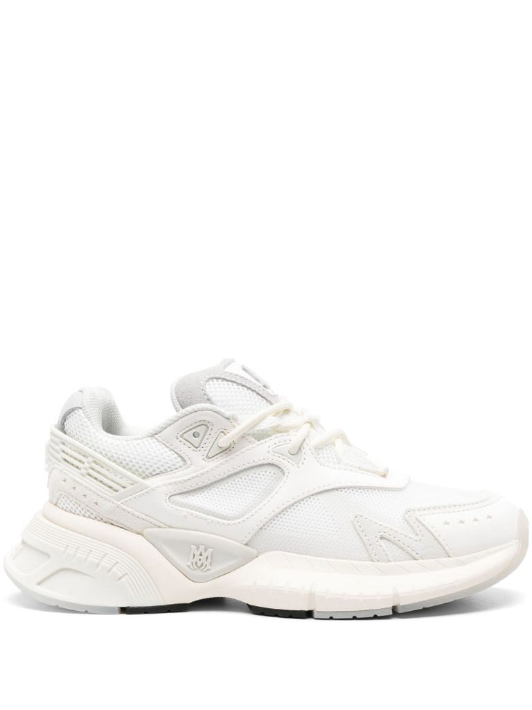 White Ma-runner Panelled Sneakers