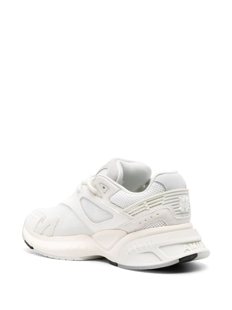 White Ma-runner Panelled Sneakers