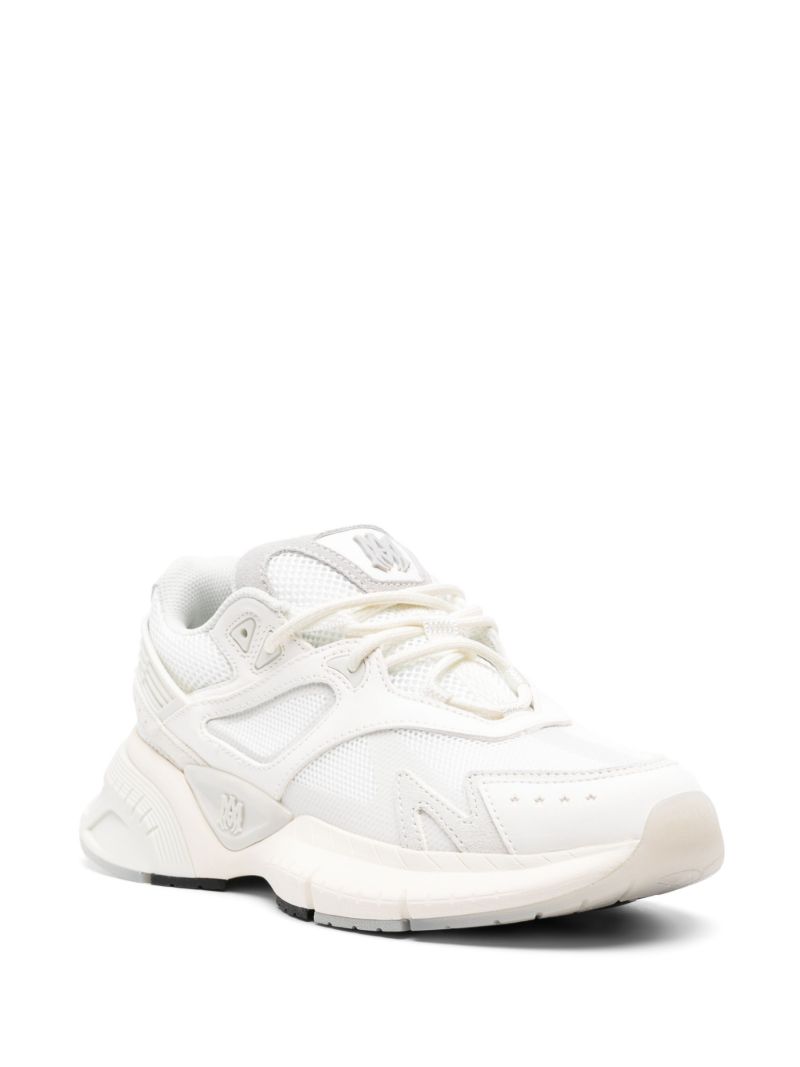 White Ma-runner Panelled Sneakers