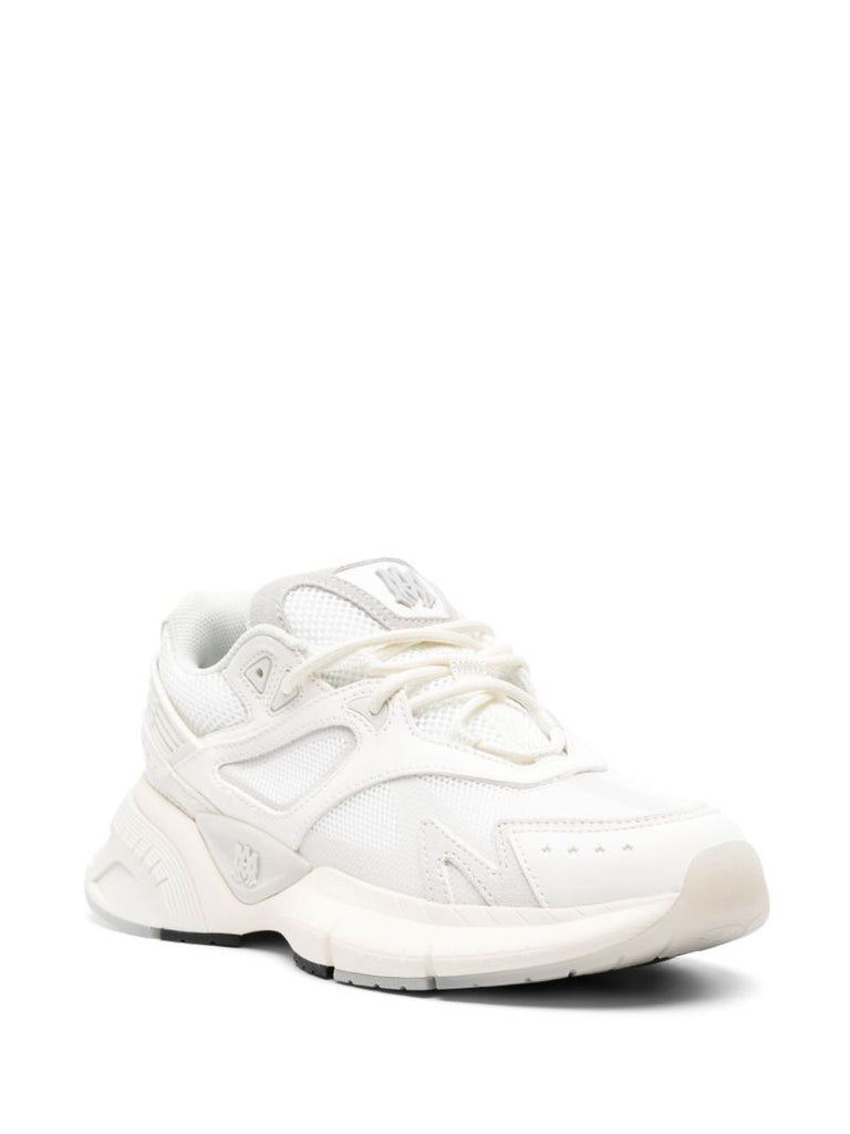 White Ma-runner Panelled Sneakers