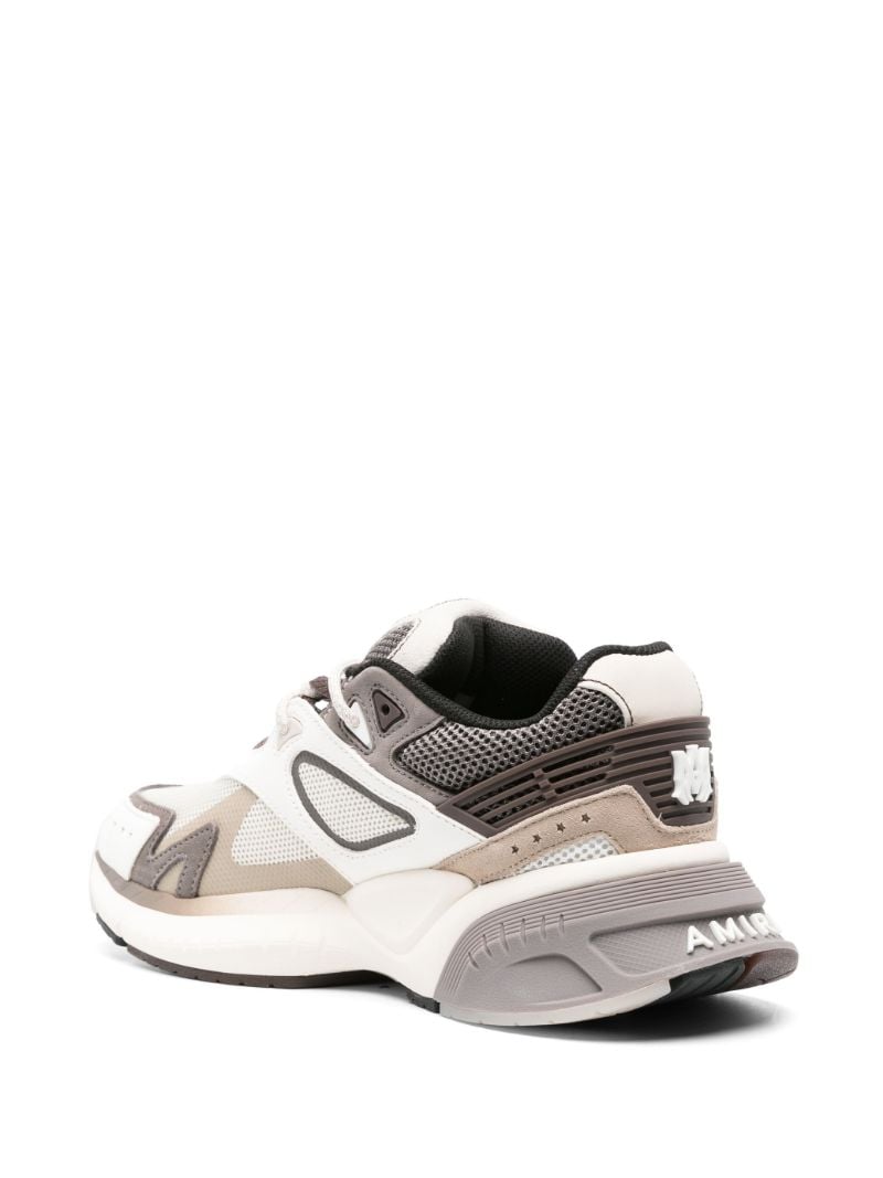 Grey Ma-runner Panelled Sneakers