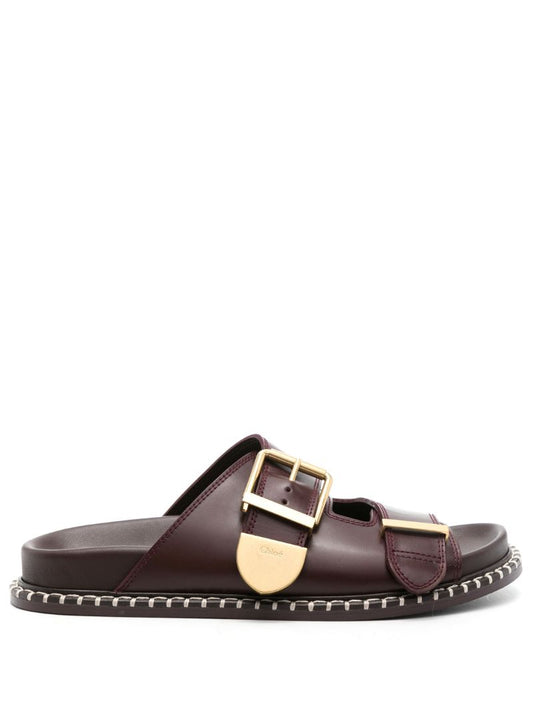 Brown Rebecca Leather Sandals