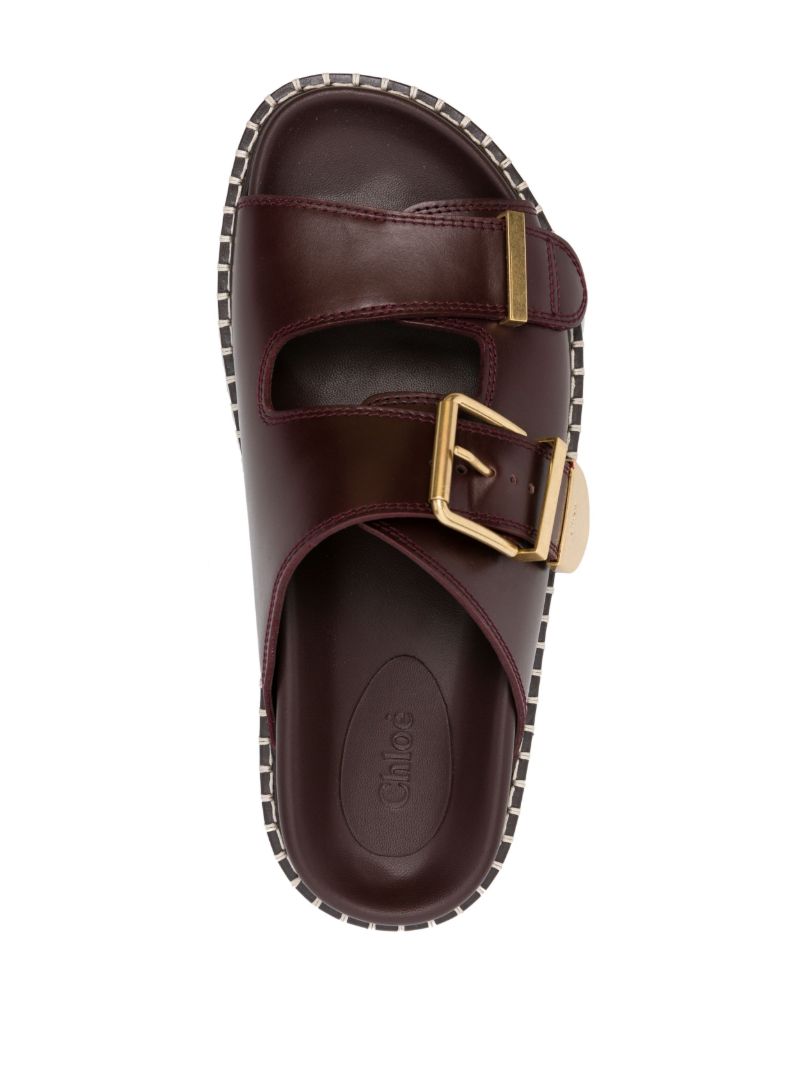 Brown Rebecca Leather Sandals