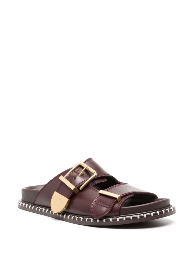 Brown Rebecca Leather Sandals