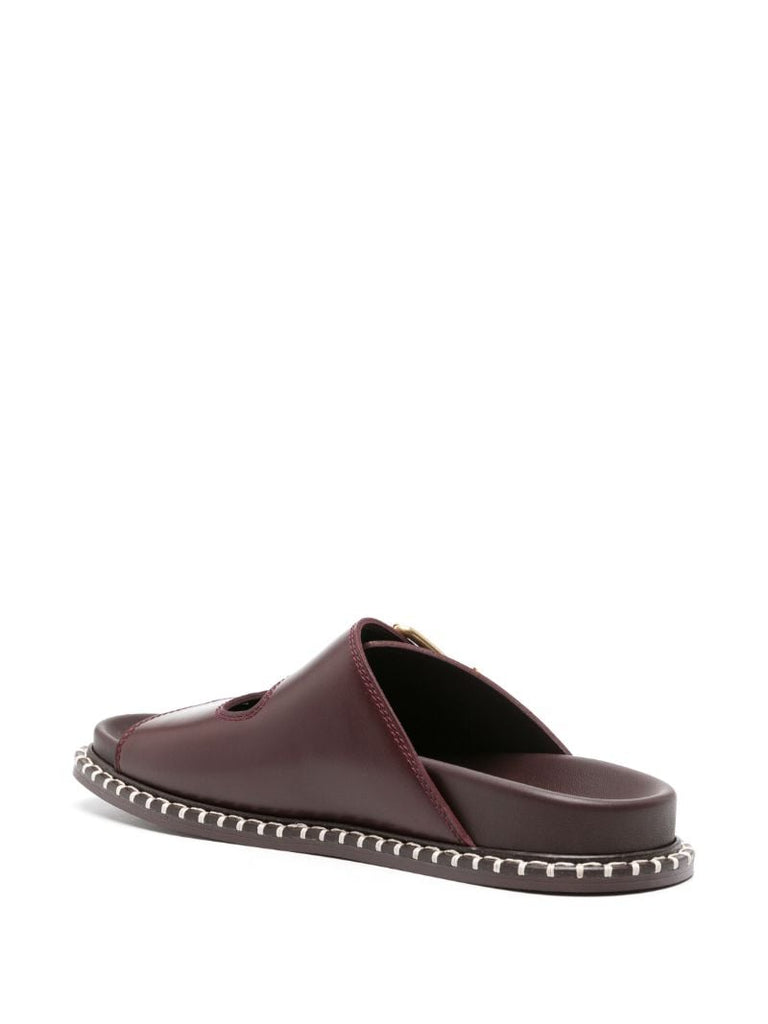 Brown Rebecca Leather Sandals