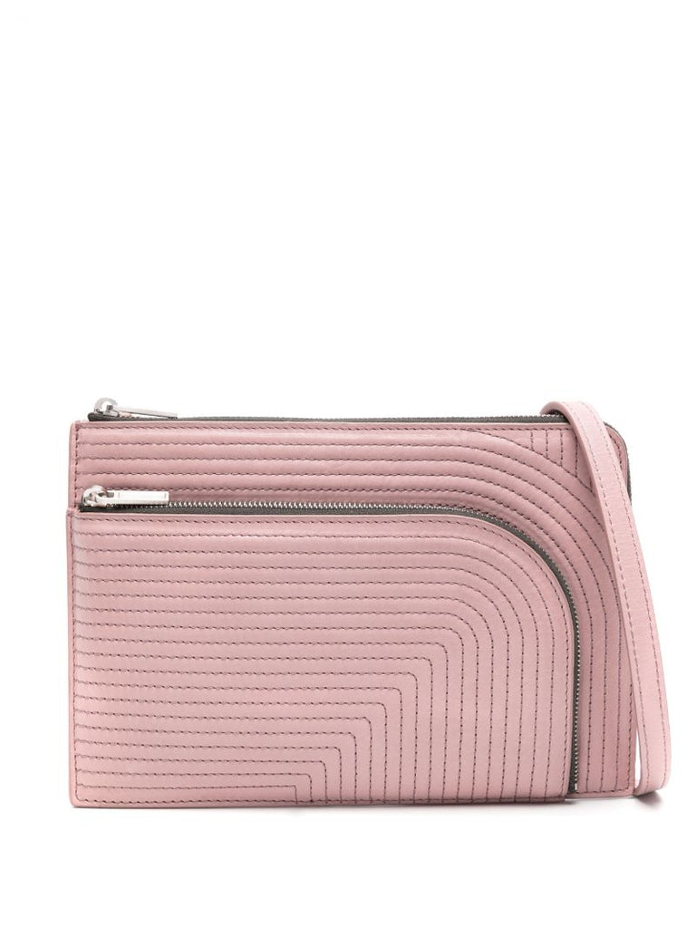 Pink Club Leather Cross Body Bag