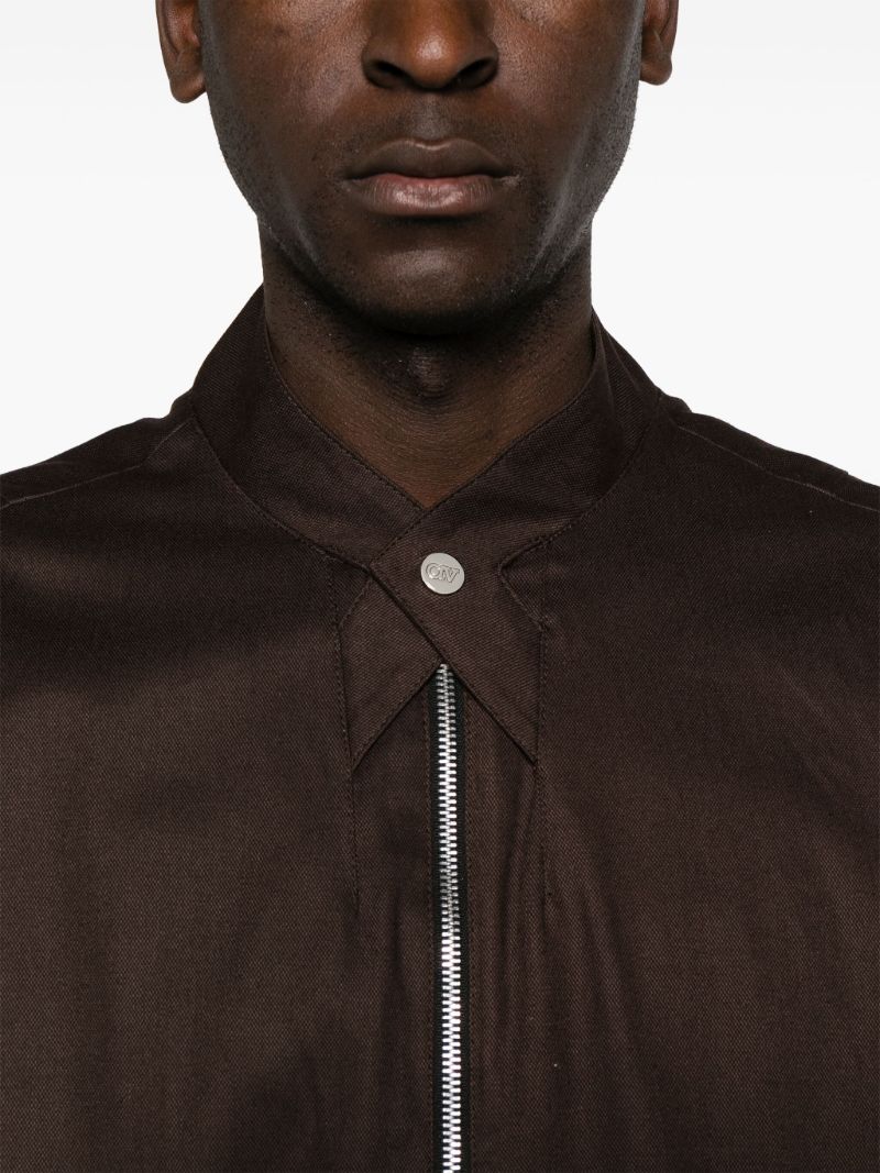 Brown Jukebox Twill Bomber Jacket