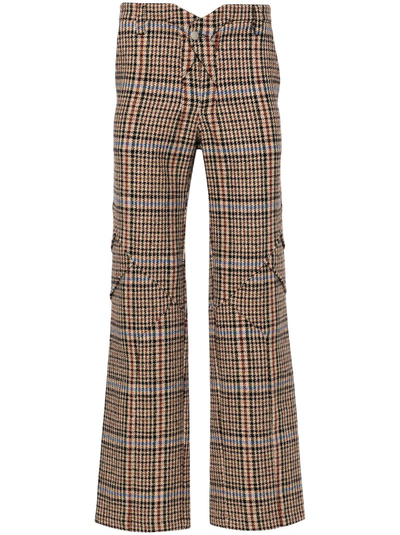 Brown Jukebox Mid-rise Straight-leg Trousers