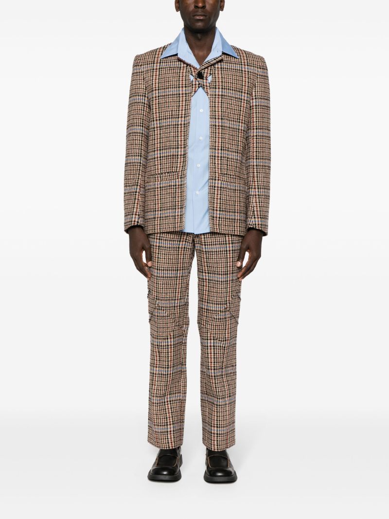 Brown Jukebox Mid-rise Straight-leg Trousers