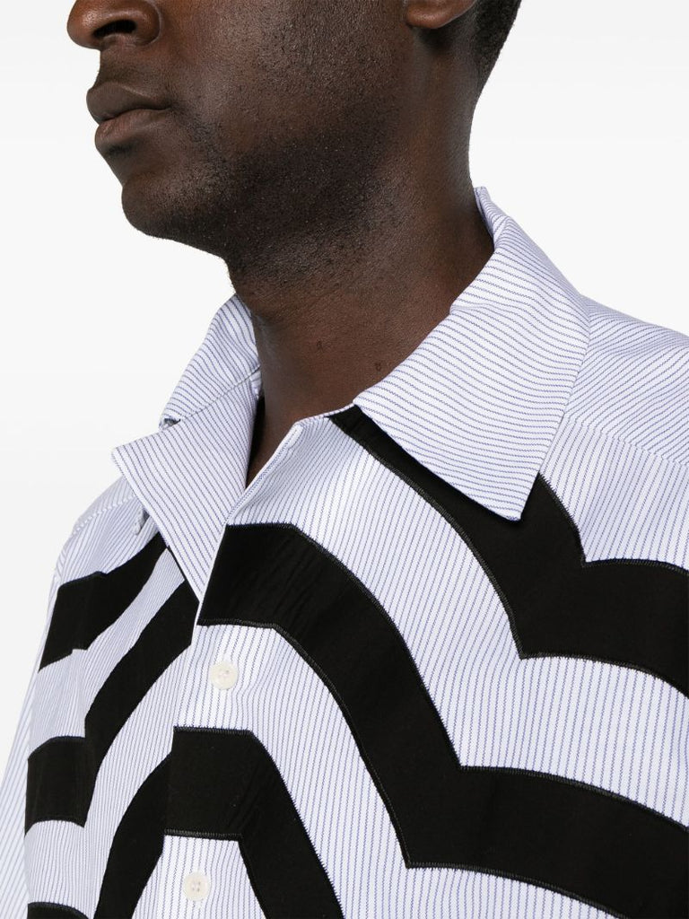 White Striped Cotton Shirt