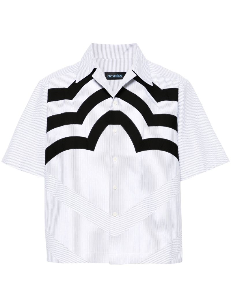 White Striped Cotton Shirt