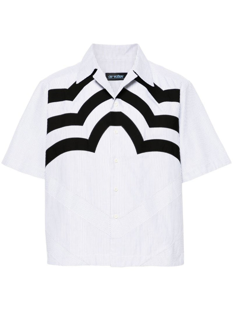 White Striped Cotton Shirt