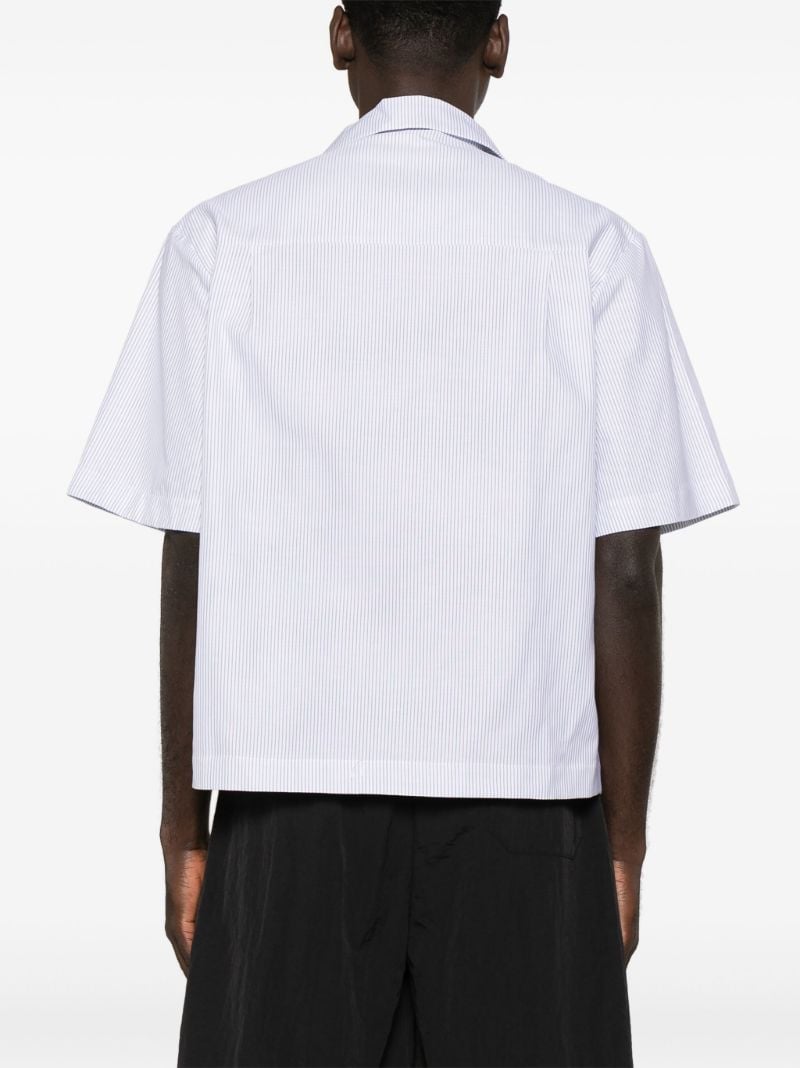 White Striped Cotton Shirt